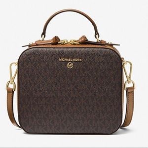 Michael kors box Jet Set Medium Logo Crossbody Bag